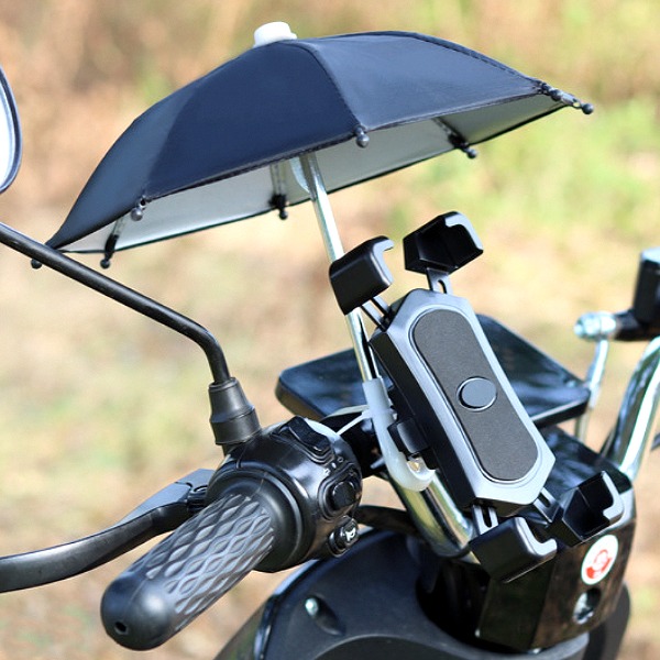 오토바이 자전거 스마트폰 햇빛 비 차단 우산